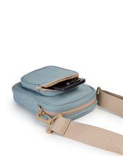 Drift Dusty Blue Polyester Solid Sling Bag