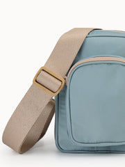 Drift Dusty Blue Polyester Solid Sling Bag