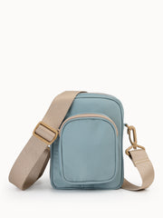 Drift Dusty Blue Polyester Solid Sling Bag