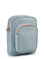 Drift Dusty Blue Polyester Solid Sling Bag