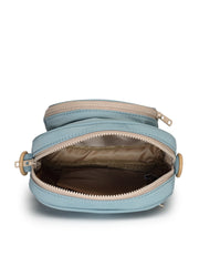 Drift Dusty Blue Polyester Solid Sling Bag