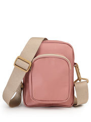 Drift Dusty Rose Pink Polyester Solid Sling Bag