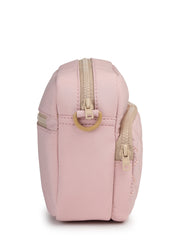 Drift Baby Pink Polyester Diamond Quilted Sling Bag