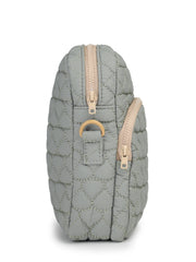 Drift Olive Green Polyester Teardrop Quilted Sling Bag