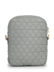 Drift Olive Green Polyester Teardrop Quilted Sling Bag