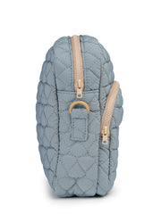 Drift Powder Blue Polyester Teardrop Quilted Sling Bag