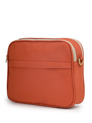 Drift Burnt Orange Polyester Solid Sling Bag