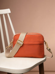Drift Burnt Orange Polyester Solid Sling Bag