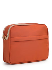 Drift Burnt Orange Polyester Solid Sling Bag