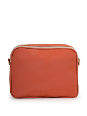 Drift Burnt Orange Polyester Solid Sling Bag