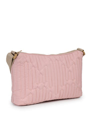 Drift Baby Pink Polyester Geometric Sling Bag