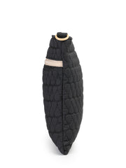 Drift Black Polyester Teardrop Quilted Sling Bag