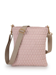 Drift Baby Pink Polyester Teardrop Quilted Sling Bag