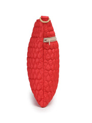 Drift Red Polyester Teardrop Quilted Sling Bag