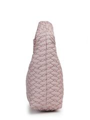 Drift Dusty Pink Polyester Wave Quilted Handheld bag
