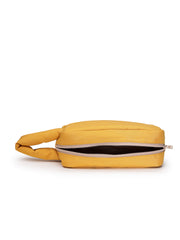 Drift Mustard Yellow Polyester Travel Pouch