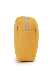 Drift Mustard Yellow Polyester Travel Pouch