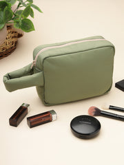 Drift Olive Green Polyester Travel Pouch