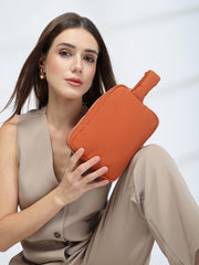 Drift Burnt Orange Polyester Travel Pouch