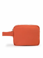 Drift Burnt Orange Polyester Travel Pouch