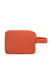 Drift Burnt Orange Polyester Travel Pouch
