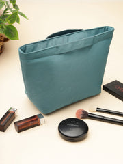 Drift Dusty Teal Blue Polyester Solid Travel Bag