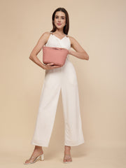 Drift Dusty Rose Pink Polyester Solid Travel Bag