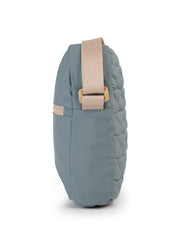 Drift Dusty Blue Polyester Quilted Sling Bag