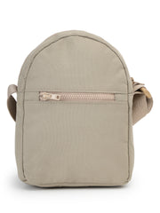 Drift Taupe Polyester Quilted Sling Bag