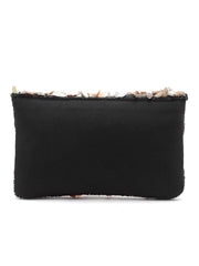 Ghoomar Floral Embellished Cotton Canvas Sling Bag