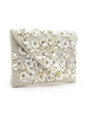 Ghoomar Floral Embellished Cotton Canvas Sling Bag