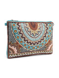 Tribal Ethnic Embellished Cotton Canvas Sling Bag