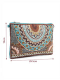 Tribal Ethnic Embellished Cotton Canvas Sling Bag