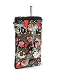 Ghoomar Floral Embellished Cotton Canvas Sling Bag