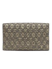 Ghoomar Diamond Bead Work Satin Sling Bag