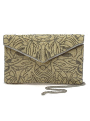 Ghoomar Abstract Embellished Canvas Sling Bag
