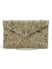 Ghoomar Abstract Embellished Canvas Sling Bag