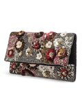 Ghoomar Floral Embellished Canvas Sling Bag