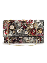 Ghoomar Floral Embellished Canvas Sling Bag