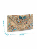 Boho Quirky Embellished Canvas Sling Bag