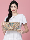 Boho Quirky Embellished Canvas Sling Bag