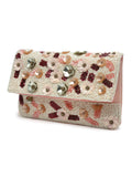 Ghoomar Floral Embellished Canvas Sling Bag