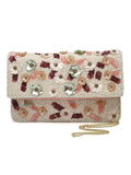 Ghoomar Floral Embellished Canvas Sling Bag