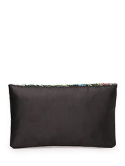 Boho Floral Embellished Satin Sling Bag