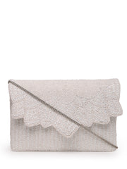 Kooky Spectrum Bead Work Cotton Canvas Sling Bag