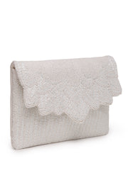 Kooky Spectrum Bead Work Cotton Canvas Sling Bag