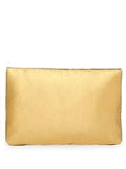 Kooky Striped Embellsihed Satin Sling Bag