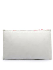 Lush Floral Embellished Cotton Canvas Sling Bag