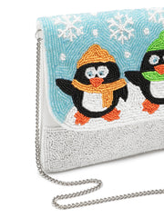 Beaded Muse Quirky Beaded Canvas Sling Bag