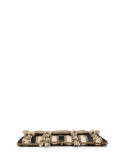 Tassel Tales Sequined Faux Silk Sling Bag
